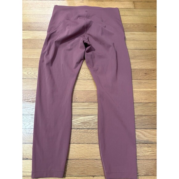 Lululemon Size 12 InStill High-Rise Tight 25" Smoky Red - Picture 3 of 5